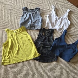 Set of 5 Athletic Tank Tops